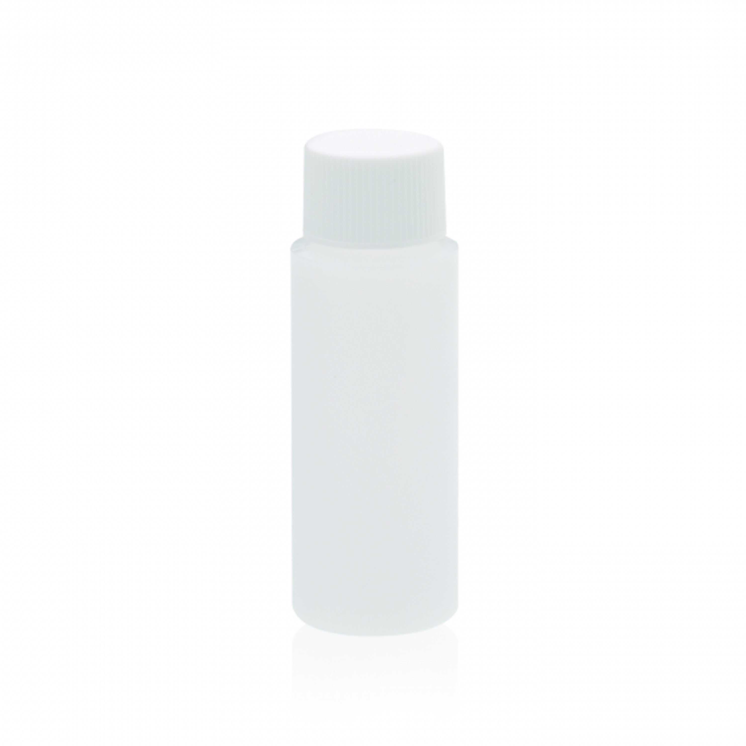WHEATON® Cylinder Round Bottle, Natural, 30 mL, LDPE Foam, Case of 72