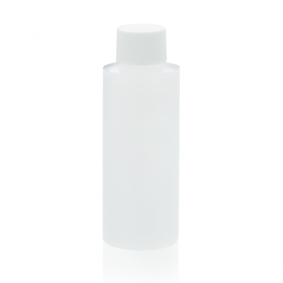 WHEATON® Cylinder Round Bottle, Natural, 60 mL, LDPE Foam, Case of 72