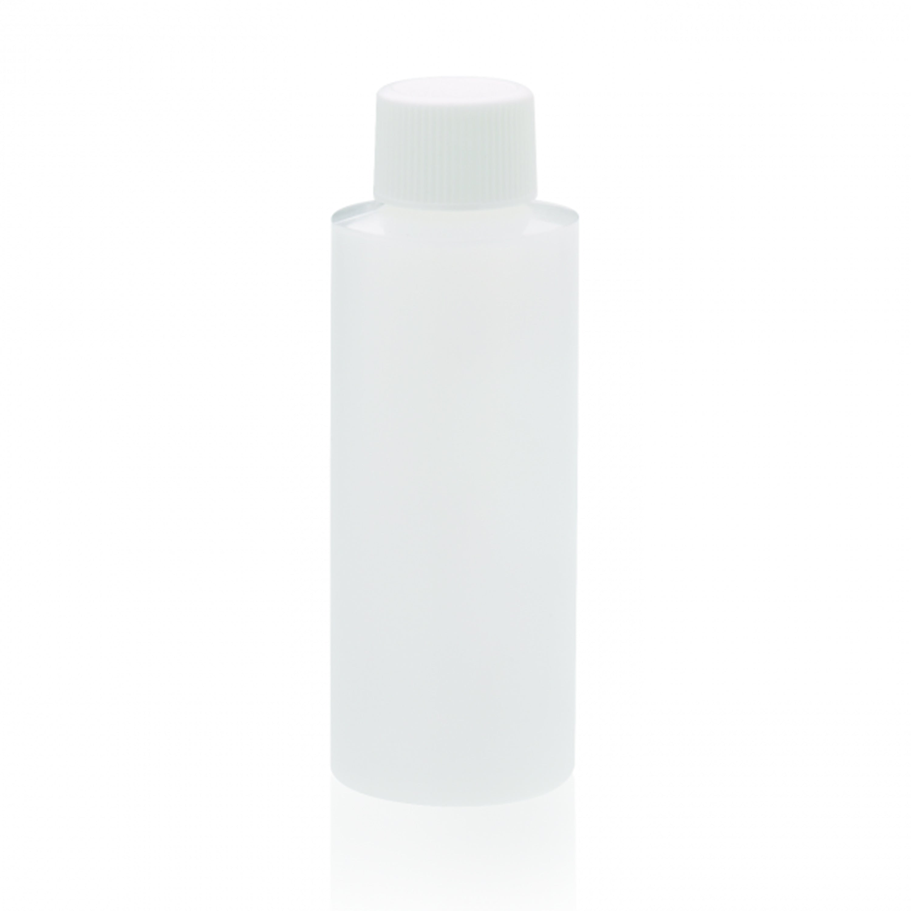 WHEATON® Cylinder Round Bottle, Natural, 60 mL, LDPE Foam, Case of 72