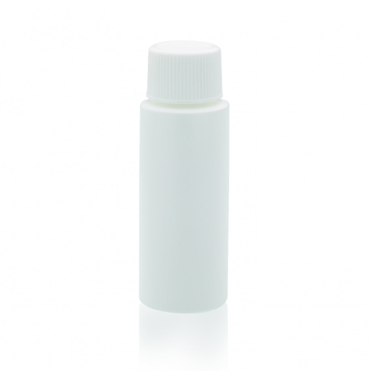WHEATON® Cylinder Round Bottle, White, 30 mL, LDPE Foam, Case of 72