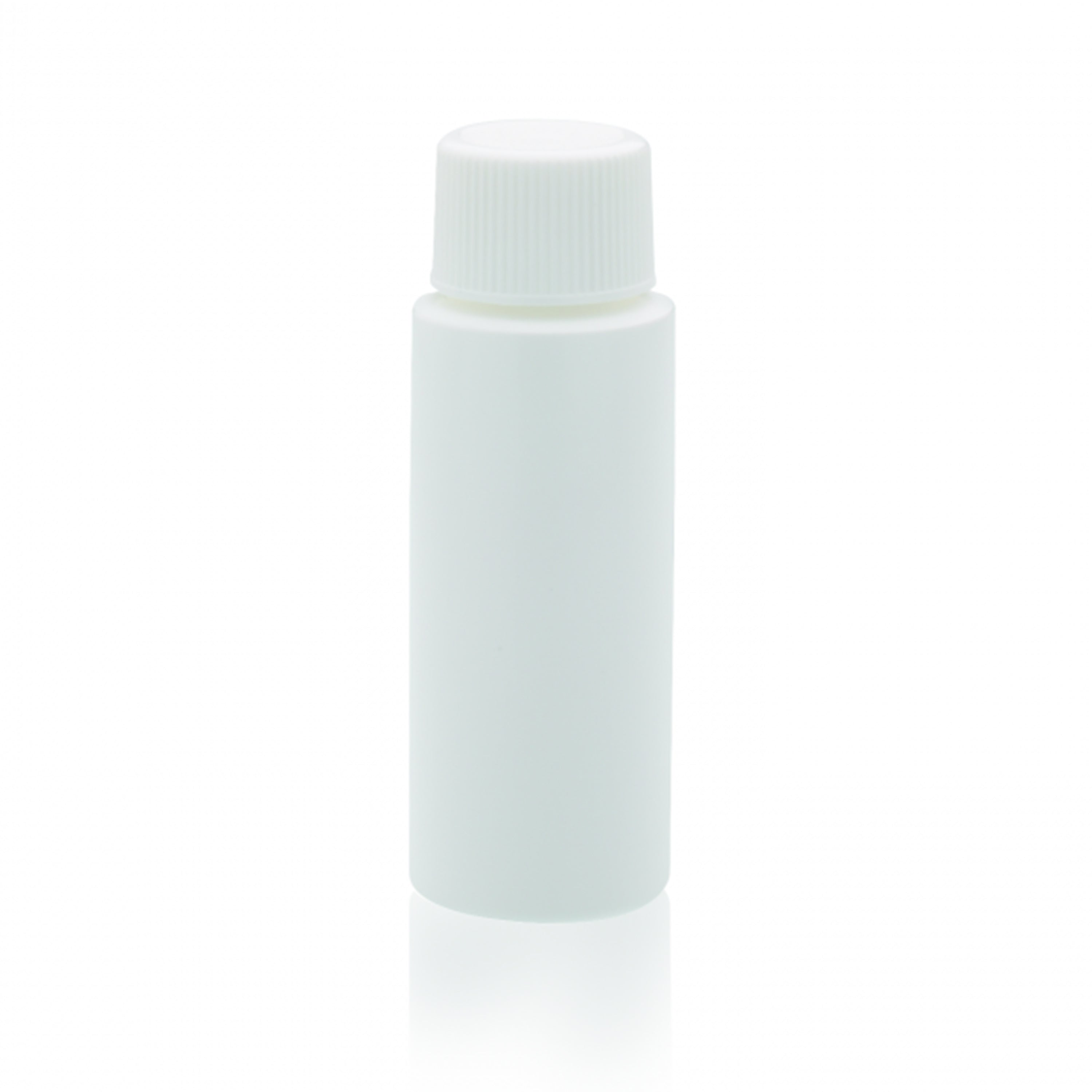 WHEATON® Cylinder Round Bottle, White, 30 mL, LDPE Foam, Case of 72