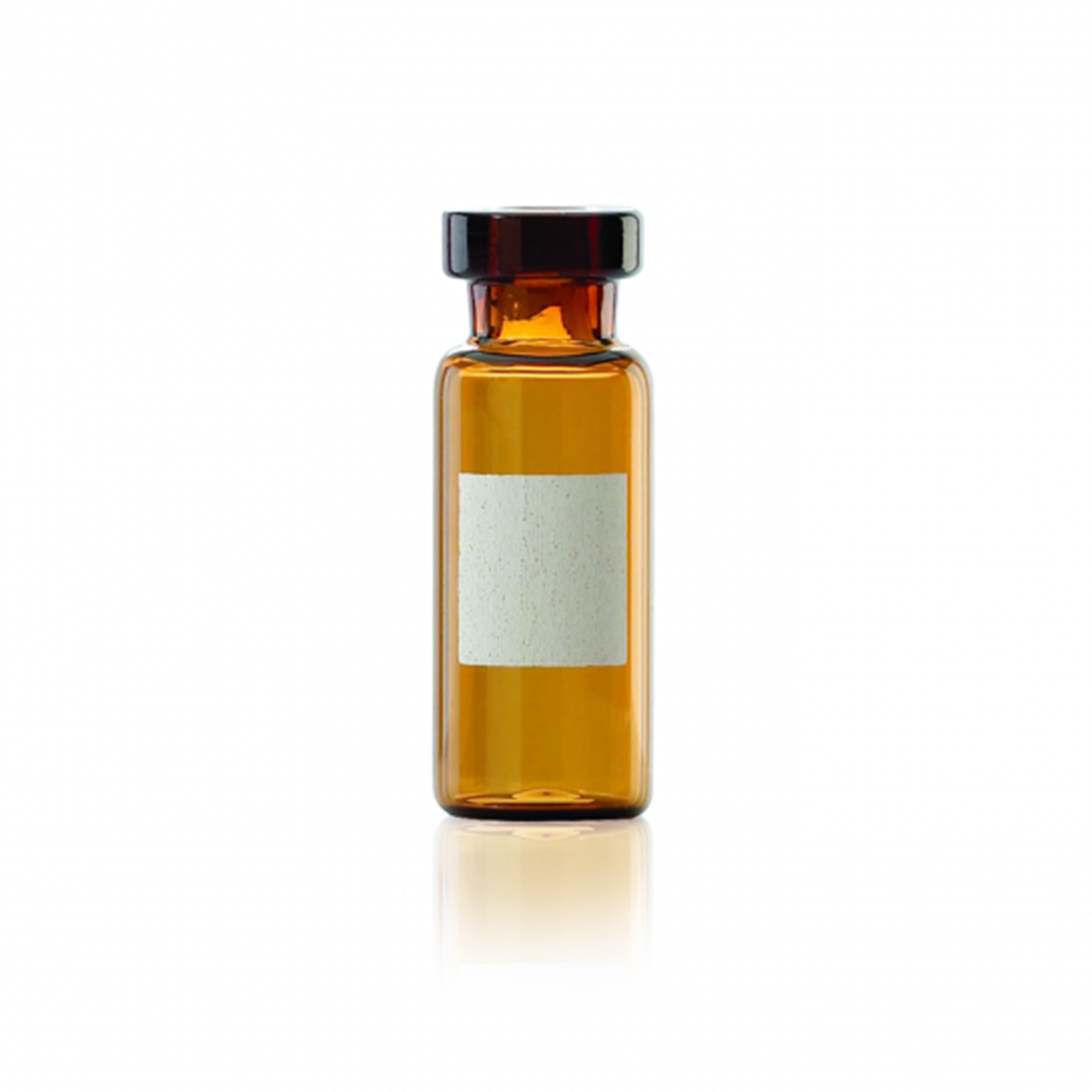 WHEATON® Standard Opening Crimp Vial 12 x 32mm, Amber, With Writing Patch
