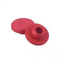 WHEATON® Rubber Stopper, Straight Plug, 20 mm, Natural Red Rubber, 40 Durometer