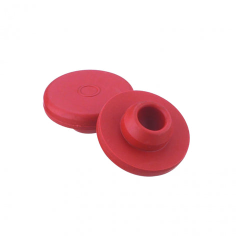 WHEATON® Rubber Stopper, Straight Plug, 20 mm, Natural Red Rubber, 40 Durometer