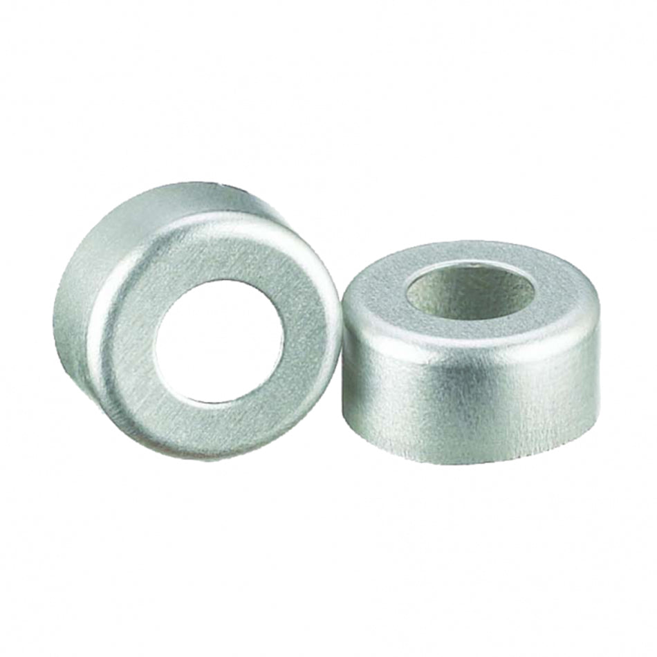 WHEATON® Unlined Open Top Aluminum Seal, 11mm, Natural