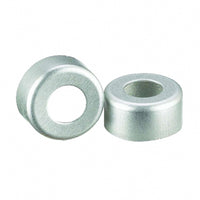 WHEATON® Unlined Open Top Aluminum Seal, 11mm, Natural