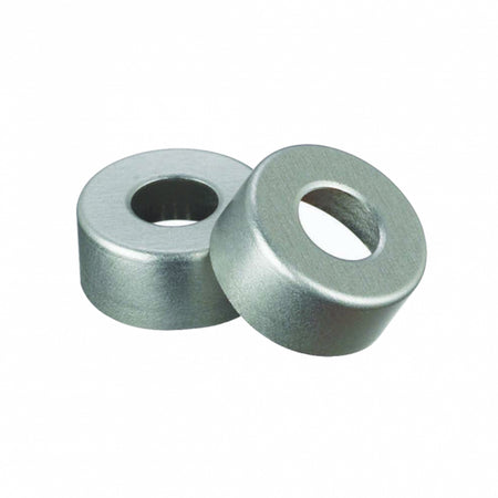 WHEATON® Unlined Aluminum Seal, 13mm, Natural, Open Top