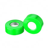 WHEATON® Unlined Aluminum Seal, 20mm, Green, Open Top