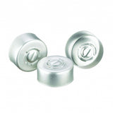 WHEATON® Unlined Aluminum Seal, 13mm, Natural, Center Disc Tear-Out