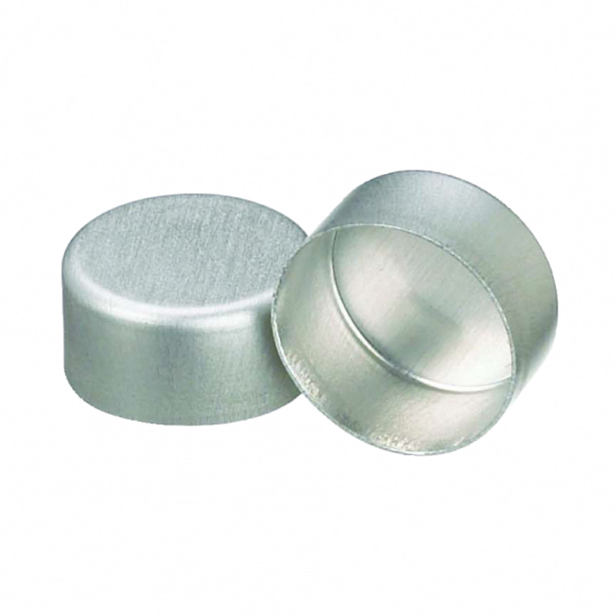 WHEATON® Unlined Solid Top Aluminum Seal, 11mm, Natural