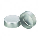 WHEATON® Unlined Aluminum Seal, 20mm, Natural, Solid Top