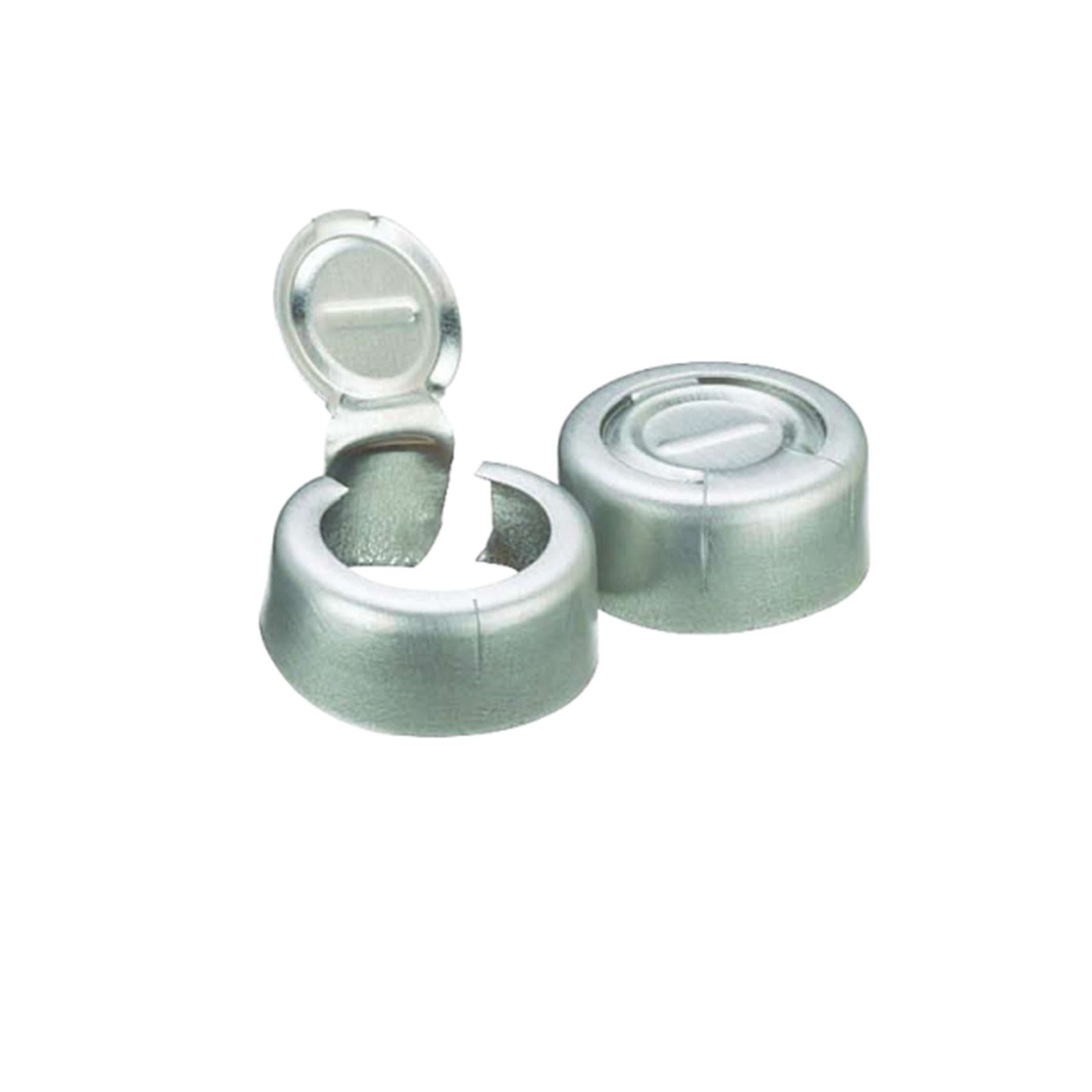 WHEATON® Unlined Aluminum Seal, 13mm, Natural, Tear-Off