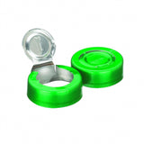WHEATON® Unlined Aluminum Seal, 20mm, Green, Tear-Off