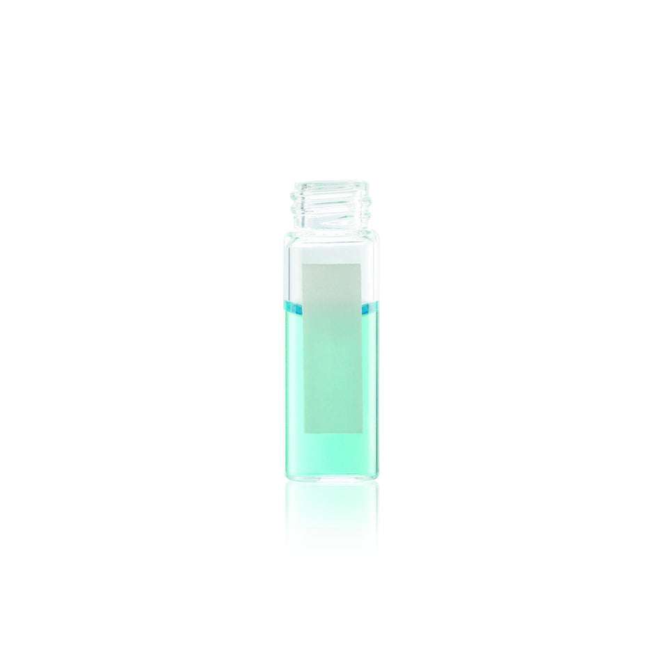 WHEATON® Screw Top Vial 15 x 45mm Screw Top Vials, Clear With Writing Patch