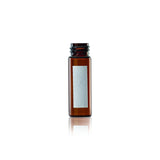 WHEATON® Screw Top Vial 15 x 45mm Screw Top Vials, Amber With Writing Patch