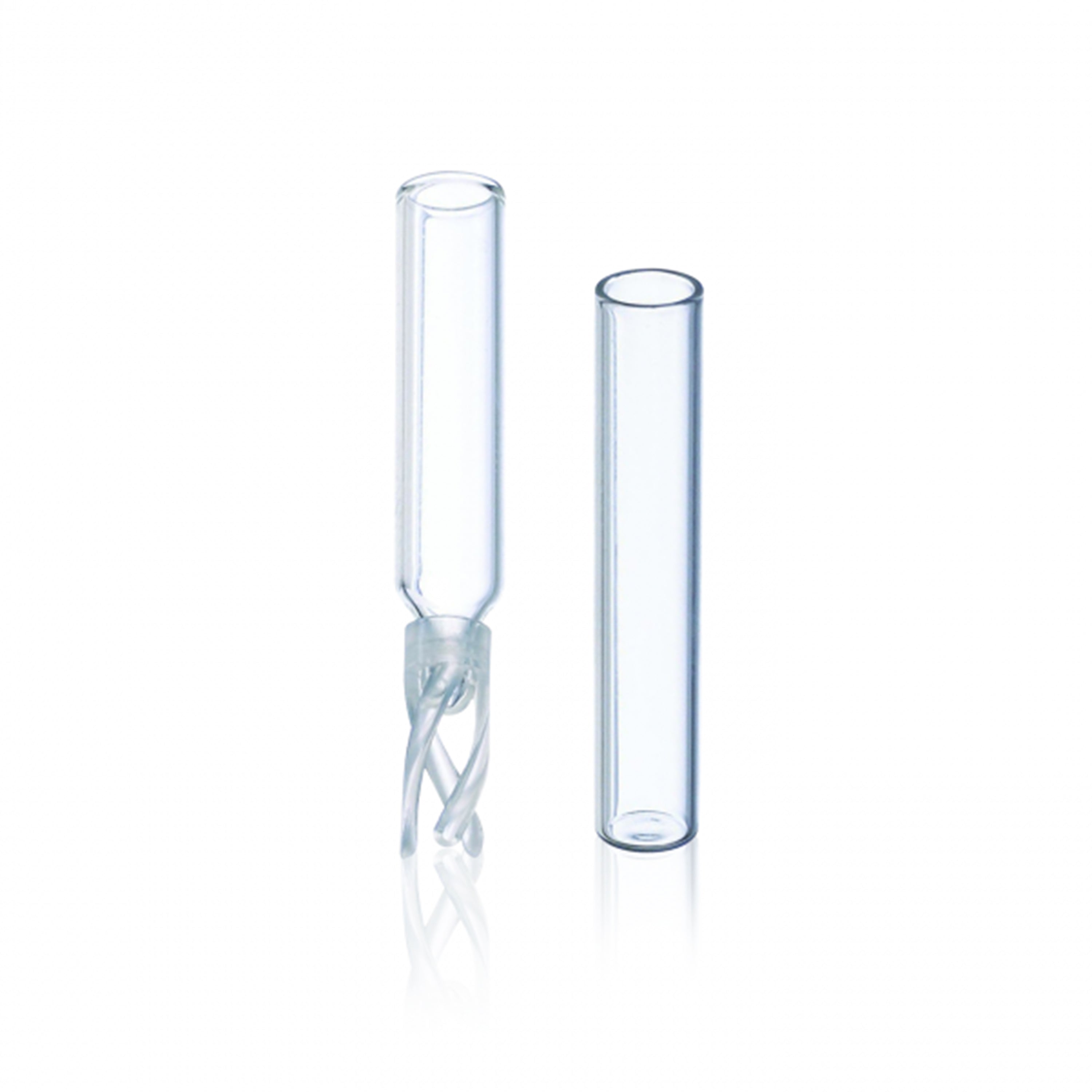 WHEATON® ABC VIALS™ 12 x 32, Limited Volume Inserts, Polypropylene Insert w/ Bottom Spring