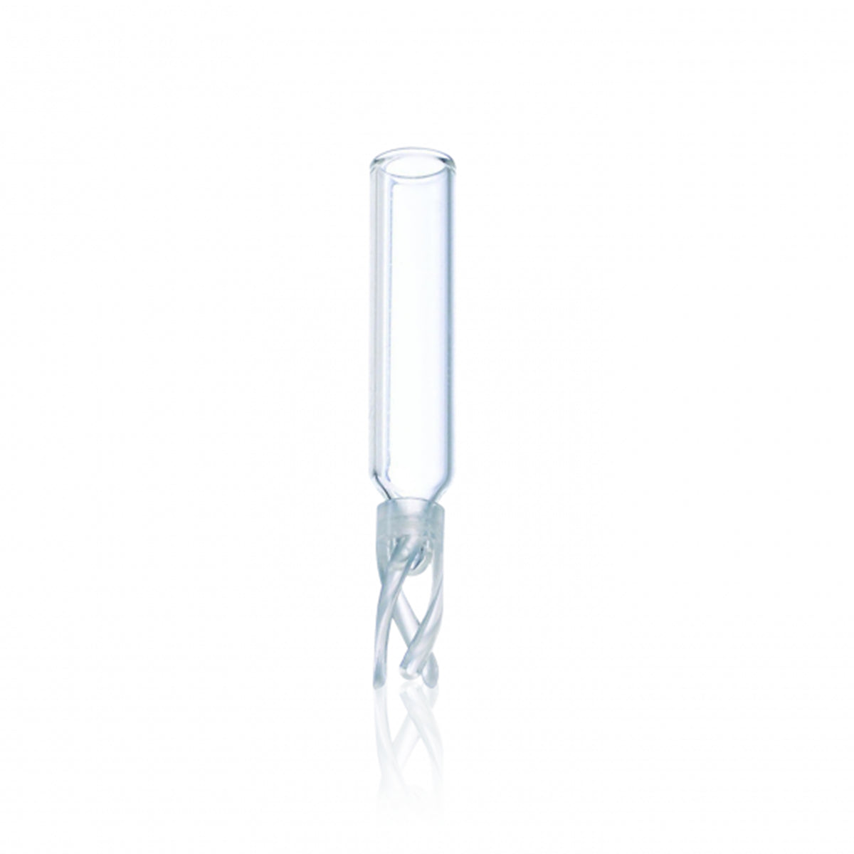 WHEATON® ABC VIALS™ 12 x 32, Limited Volume Inserts, Glass Insert With Bottom Spring