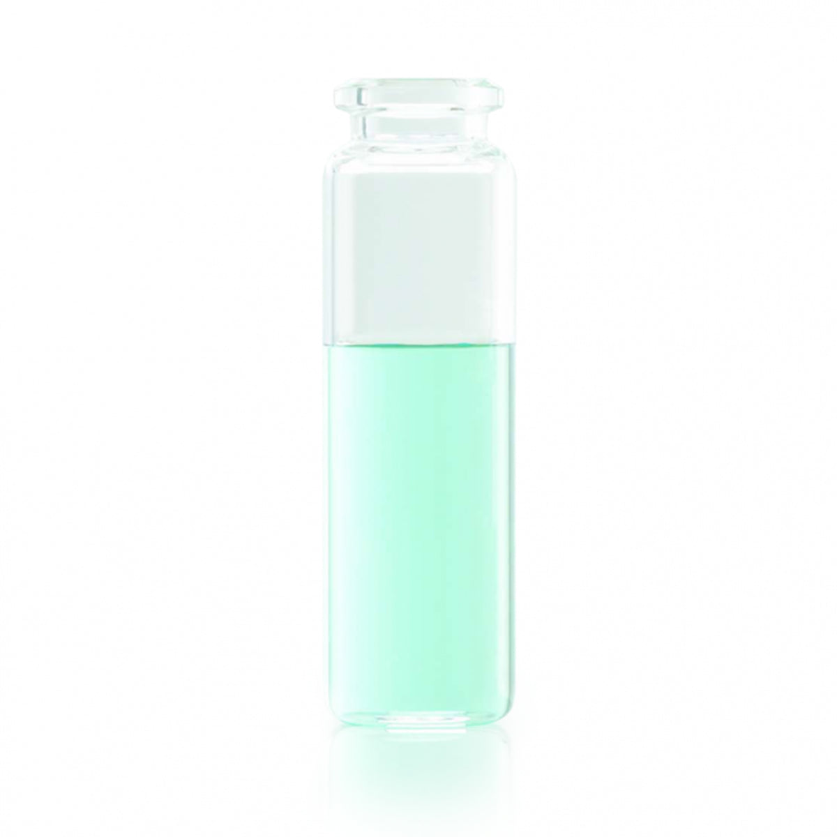 WHEATON® Crimp Top Headspace Vial, Rounded Bottom, Beveled Finish, 20 mL