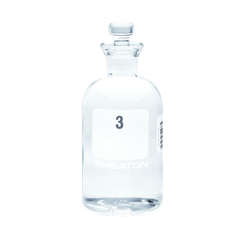 WHEATON® Bar-Coded BOD Bottle, 300mL With Robotic Stopper