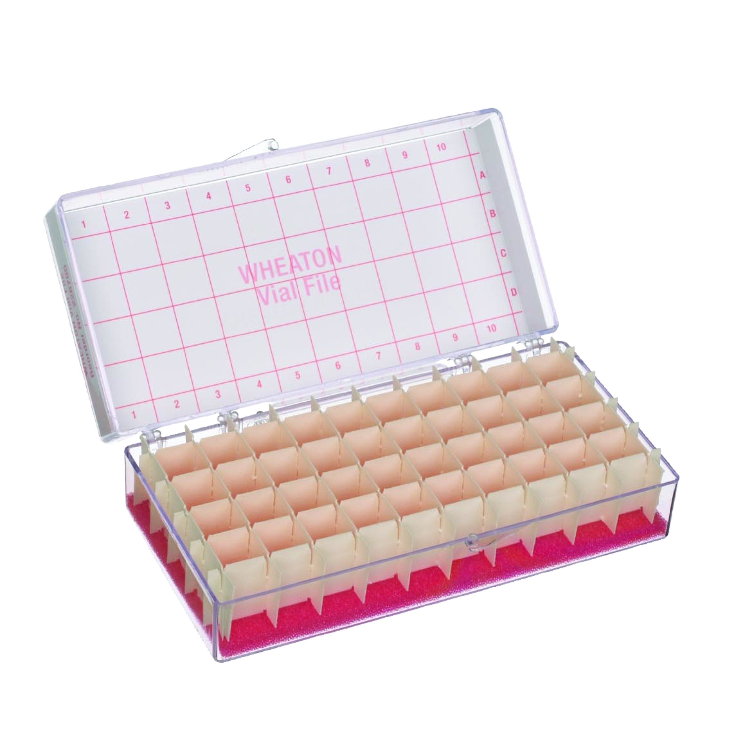 WHEATON® M-T VIAL FILE® Holds 40 – 4mL Vials