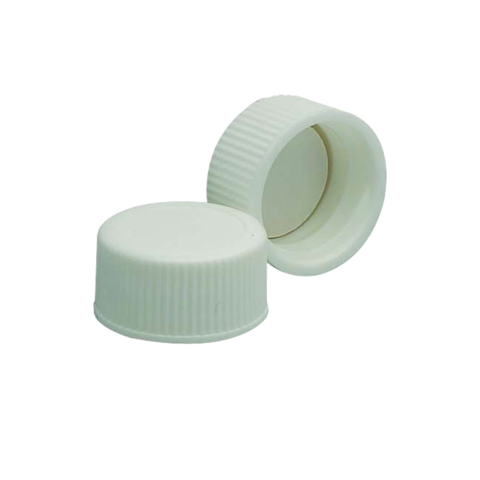 WHEATON® White Polypropylene Screw Cap, Foamed PE Liner, 28-410