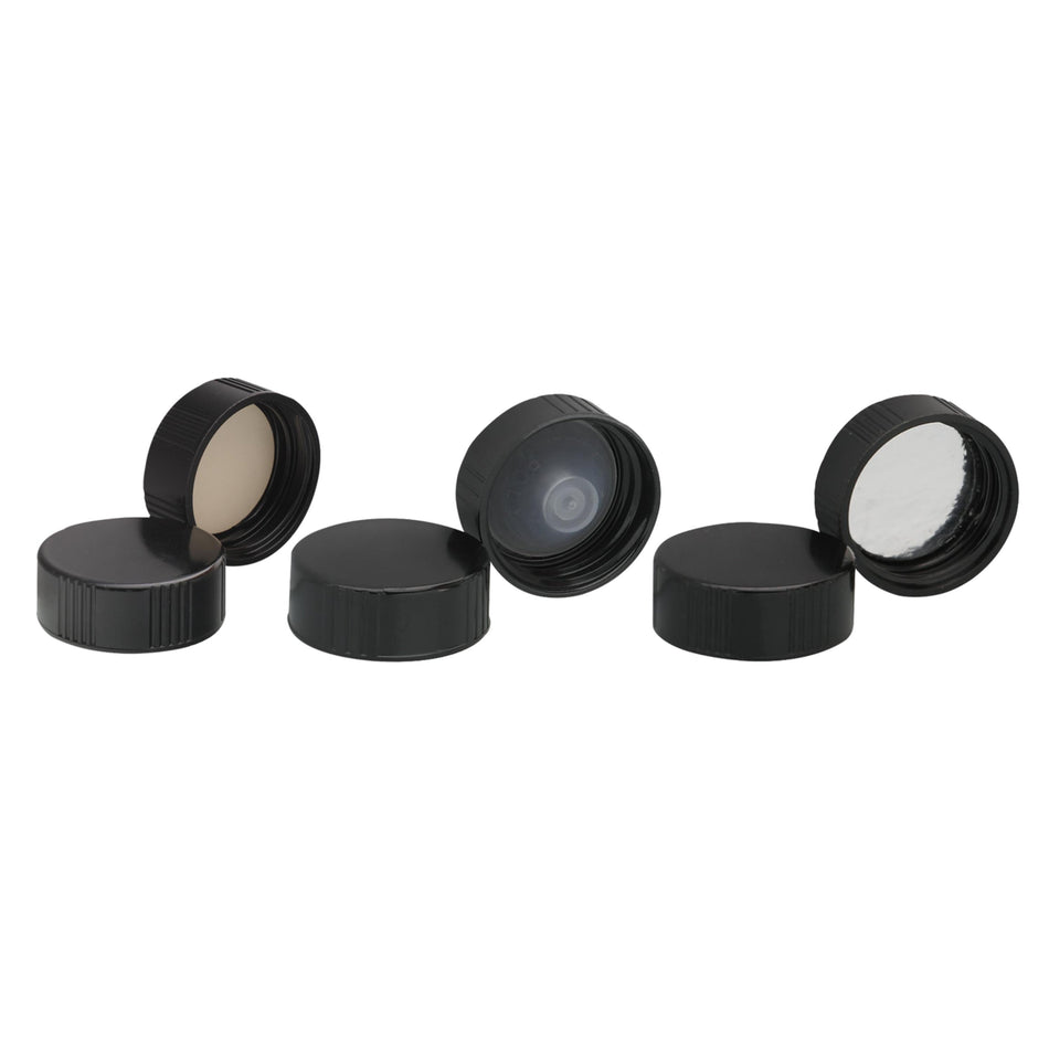 WHEATON® Black Phenolic Screw Cap, 18-400, Bio Lab Consumables, DWK Life Sciences, MSE Supplies