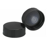 WHEATON® Black Phenolic Screw Cap, PE Cone Liner, 28-400, Case of 100