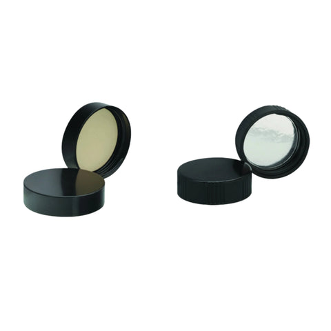 WHEATON® Black Phenolic Screw Cap, Foil-Faced Pulp Liner, 58-400