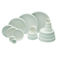 WHEATON® White Polypropylene Screw Cap, Foamed PE Liner, 28-410