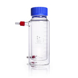 DURAN® GLS 80® Laboratory Bottle, Double Walled (Jacketed), Wide Mouth, Clear - Bio Lab Consumables - DWK Life Sciences - MSE Supplies