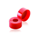 WHEATON® 11mm Snap Caps, With Red PTFE / Silicone / Red PTFE Septa, Red Cap
