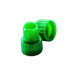 WHEATON® Snap Plug Caps, Green, 8 mm