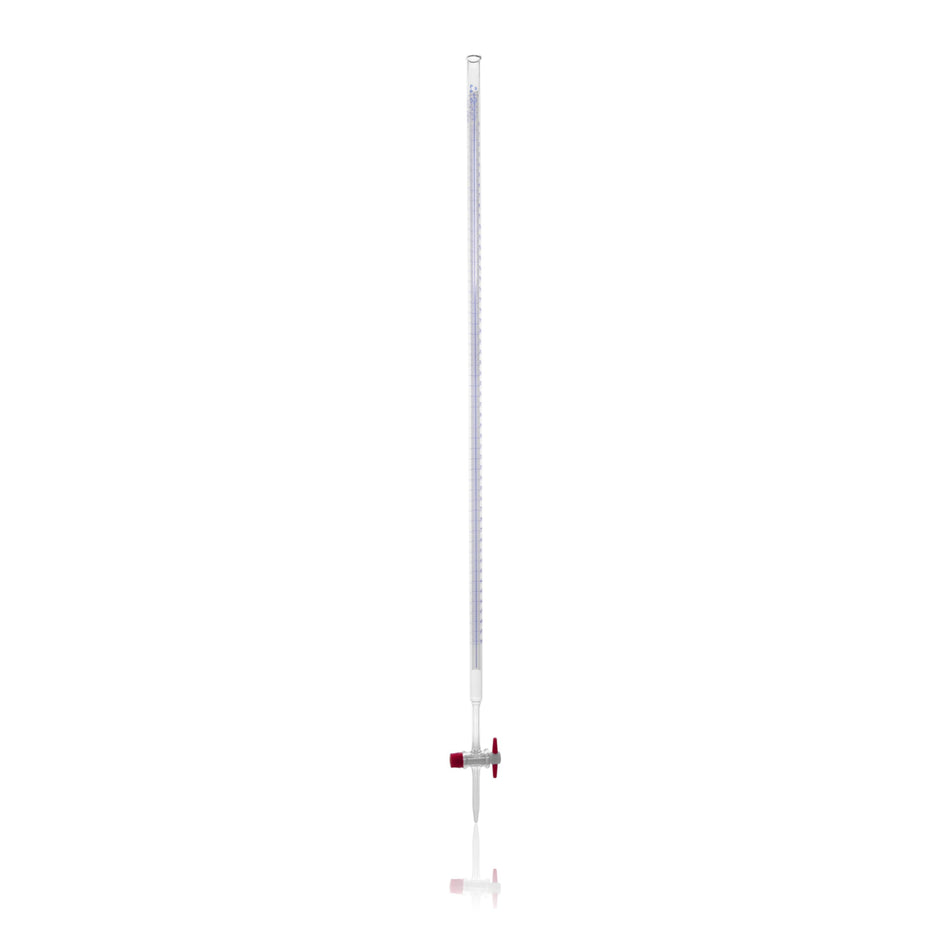 DURAN® Burette, Class AS, with Schellbach Stripe and PTFE Key, 50 mL - Bio Lab Consumables - DWK Life Sciences - MSE Supplies