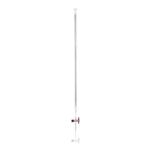 DURAN® Burette, Class AS, with Schellbach Stripe and PTFE Key, 50 mL - Bio Lab Consumables - DWK Life Sciences - MSE Supplies