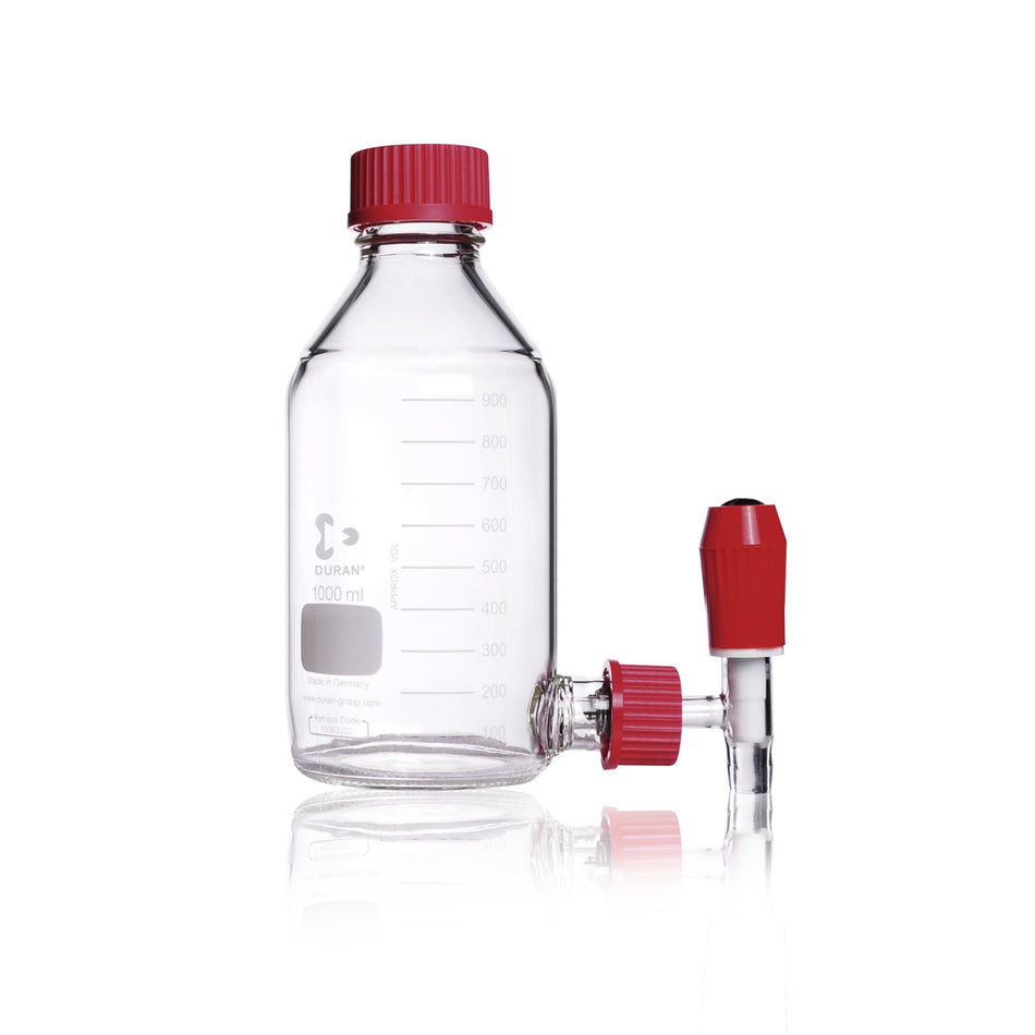 DURAN® Aspirator Bottle, with GL 45 Thread Neck and GL 32 Thread Socket Side Arm - Bio Lab Consumables - DWK Life Sciences - MSE Supplies