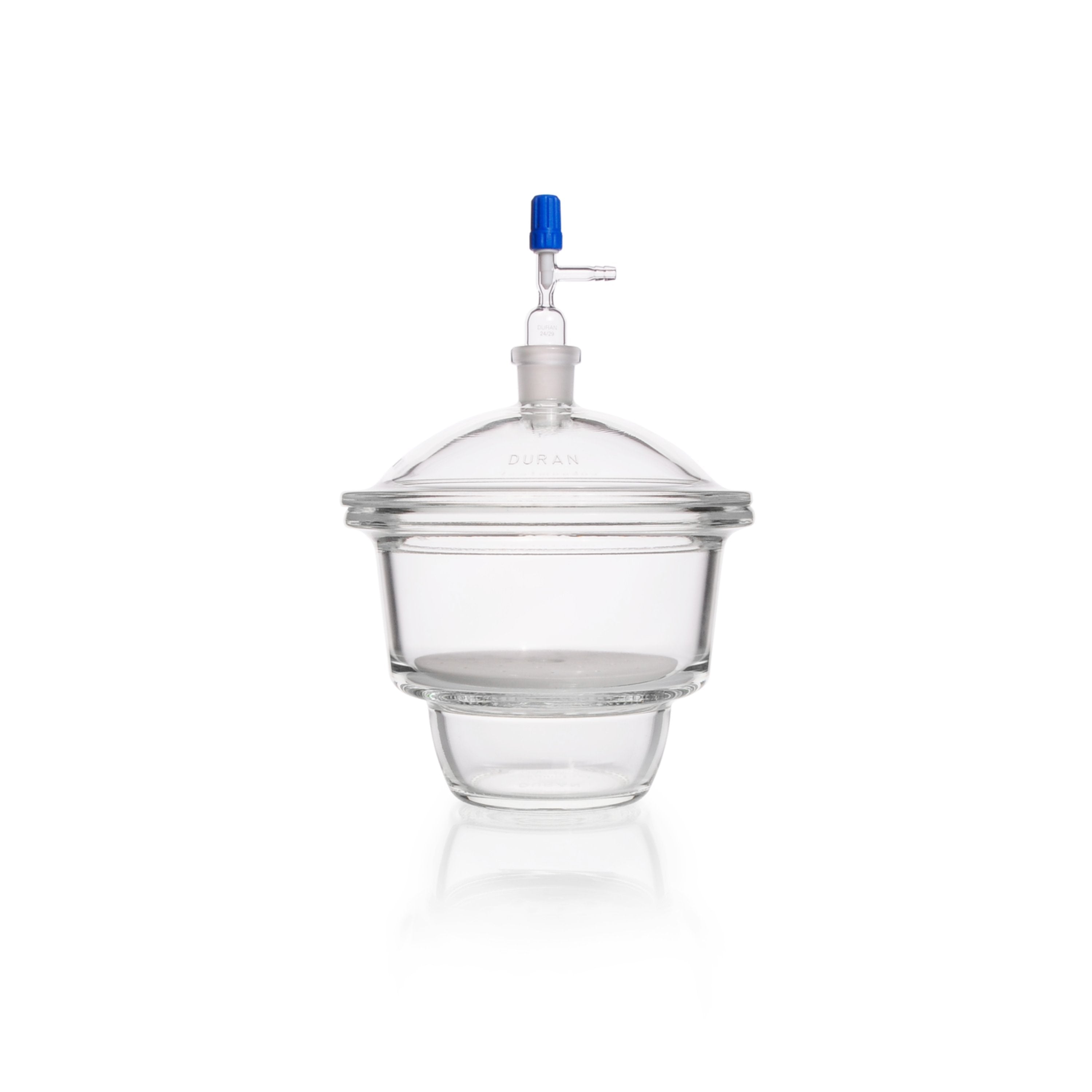 DURAN® Vacuum Desiccator Set, NOVUS Type (NS 24/29), with porcelain plate, DN 200