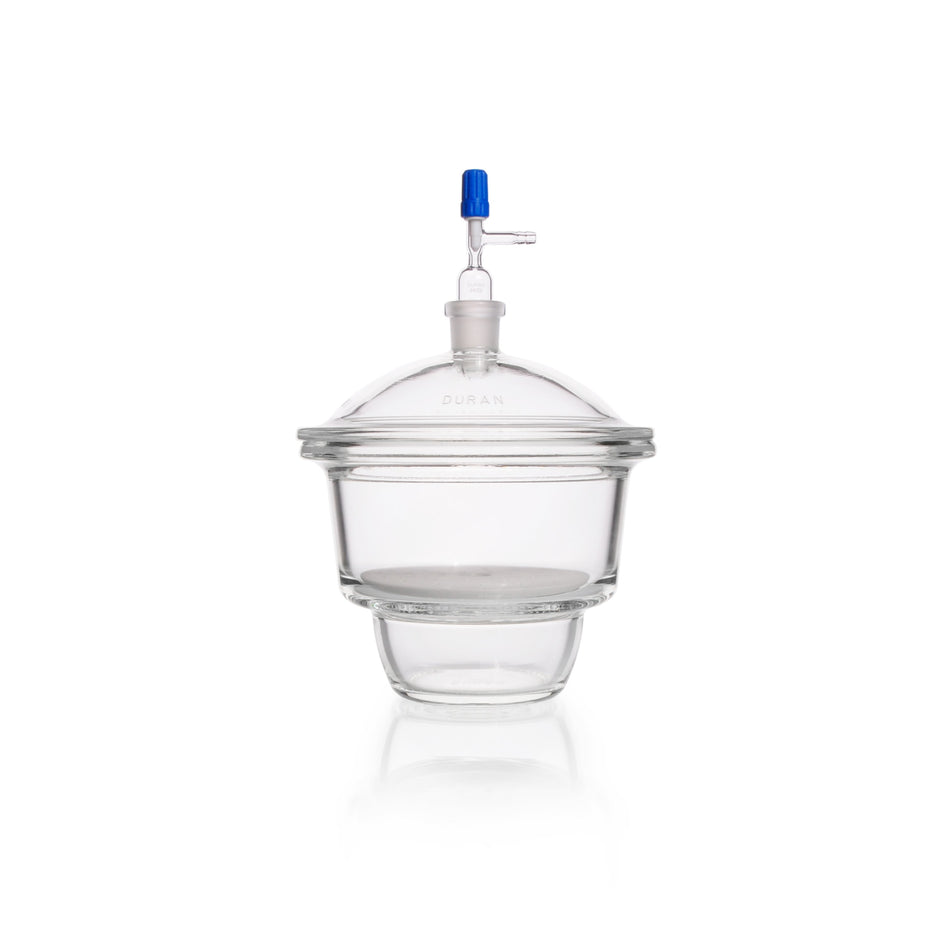 DURAN® Vacuum Desiccator Set, NOVUS Type (NS 24/29), with porcelain plate, DN 200