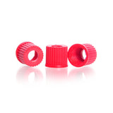 DURAN® Open Topped Screw Cap, with Central Aperture, PBT, Red - Bio Lab Consumables - DWK Life Sciences - MSE Supplies
