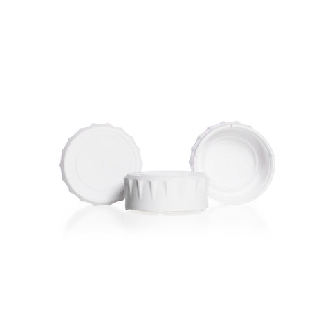 DURAN® TILT GL 56 Screw Cap, PP, White - Bio Lab Consumables - DWK Life Sciences - MSE Supplies
