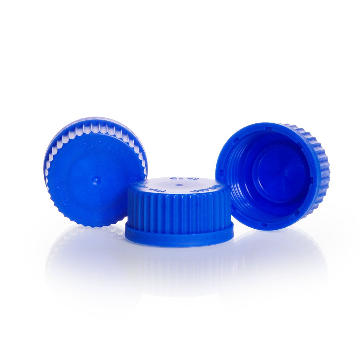 DURAN® Original GL 45 Laboratory Bottle Screw Cap, with Lip Seal, PP, Blue - Bio Lab Consumables - DWK Life Sciences - MSE Supplies