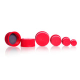 DURAN® High Temperature Screw Cap (PBT, Red), with PTFE-Coated - Bio Lab Consumables - DWK Life Sciences - MSE Supplies