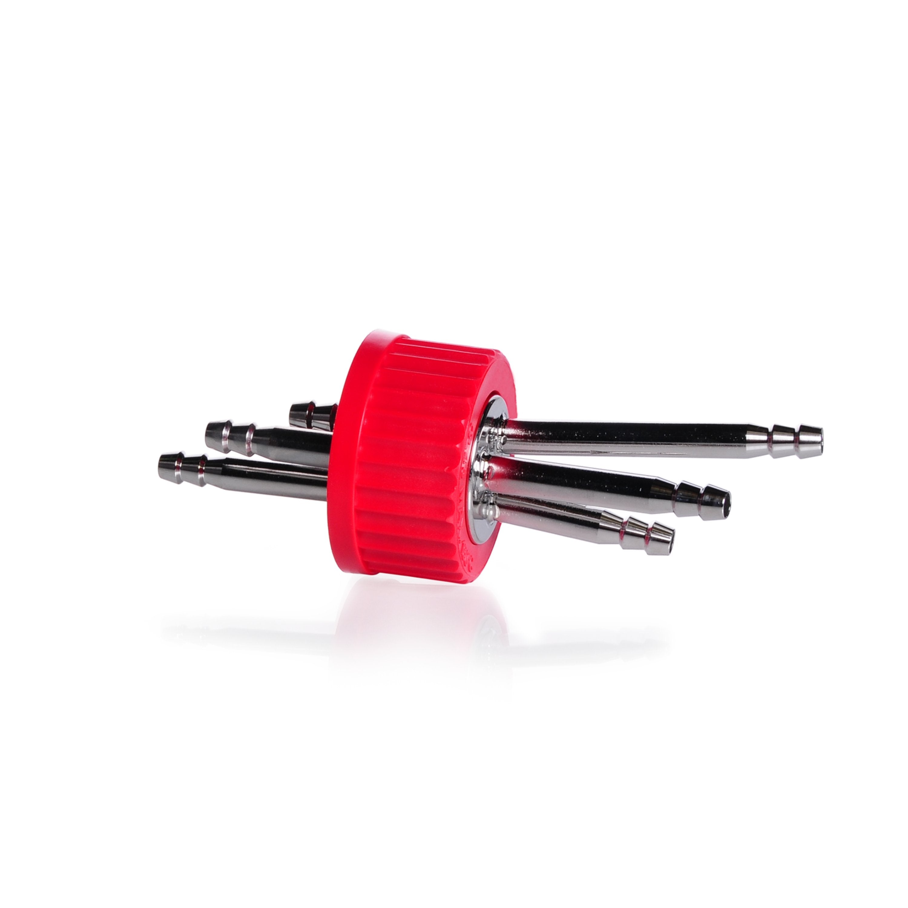 DURAN® GL 45 Stainless Steel Multiport Connector Cap - Bio Lab Consumables - DWK Life Sciences - MSE Supplies