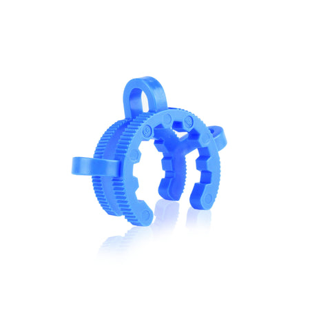 WHEATON® Standard Taper Clamp, Size 19, Blue