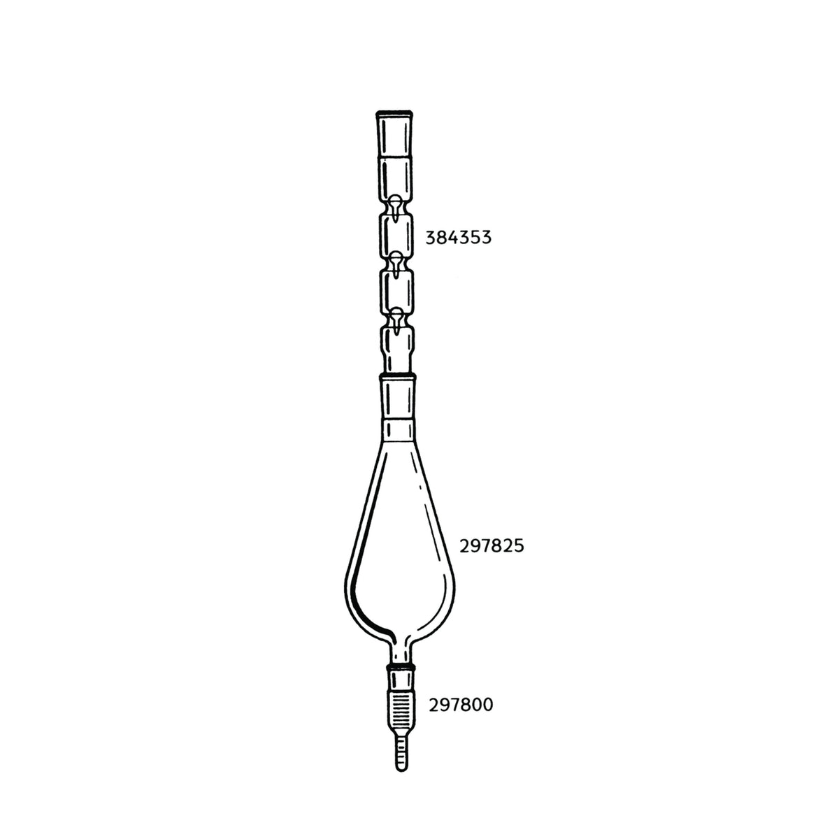 WHEATON® Kuderna-Danish Apparatus, Component Parts, Bio Lab Consumables, DWK Life Sciences, MSE Supplies