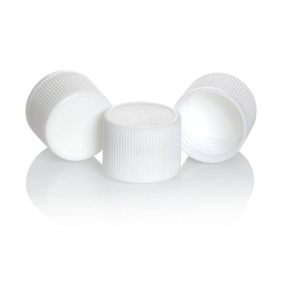 WHEATON® Cap, diagnostic, white, polypropylene, linerless, 15.5 R4