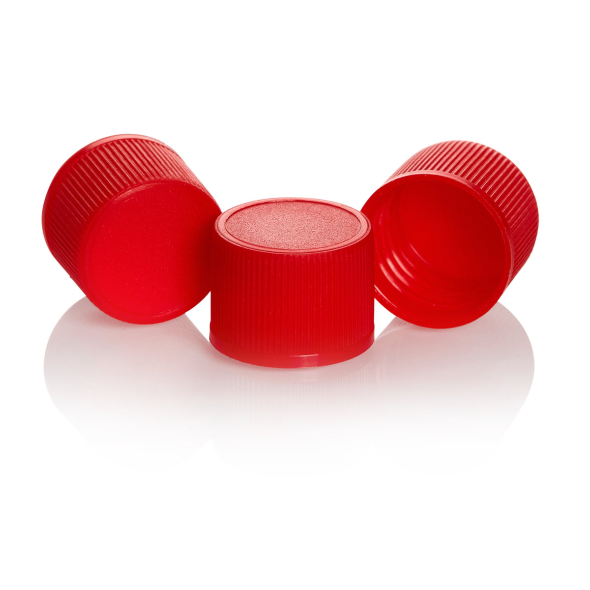WHEATON® Cap, diagnostic, red, polypropylene, linerless, 15.5 R4