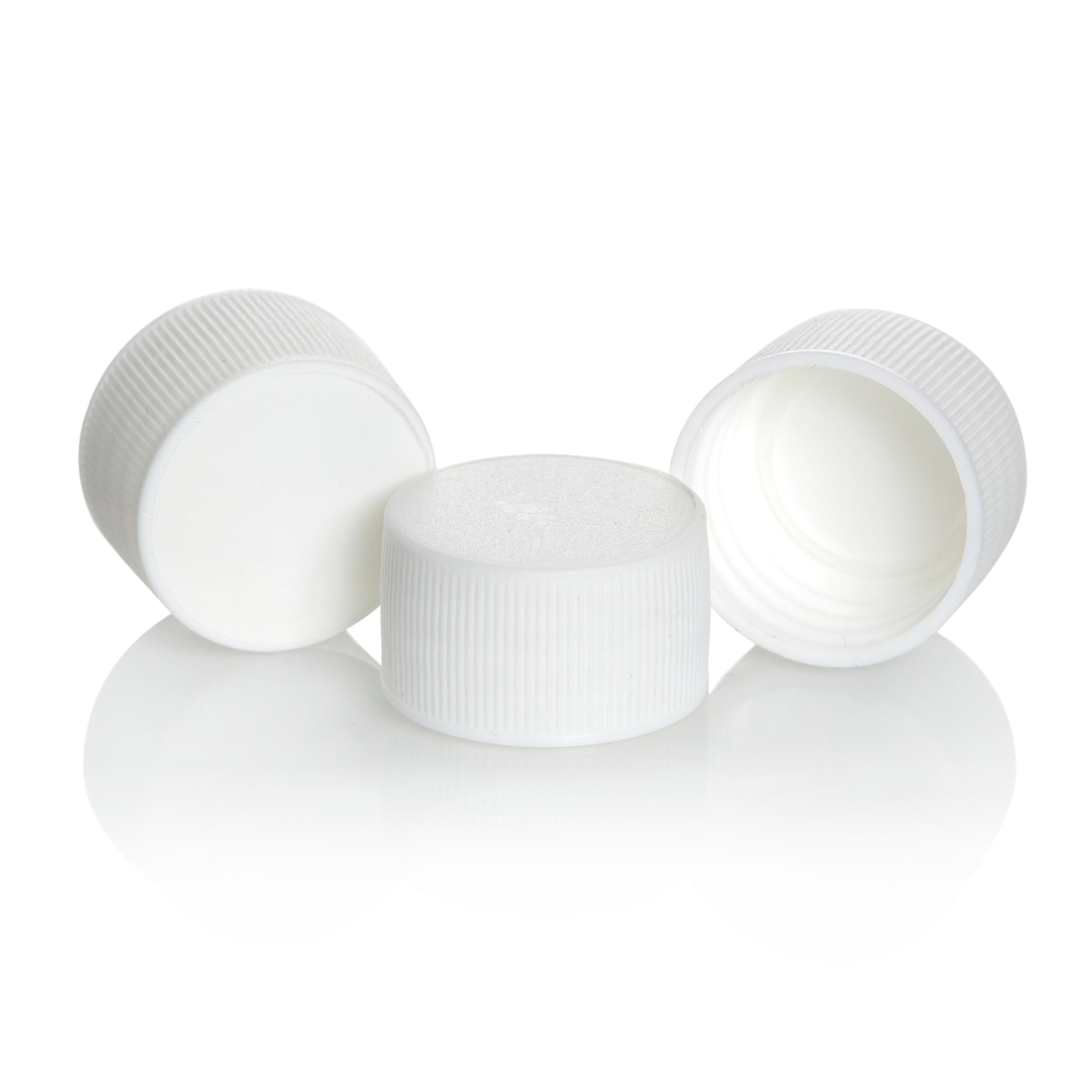 WHEATON® Cap, diagnostic, white, polypropylene, linerless, 22 R3