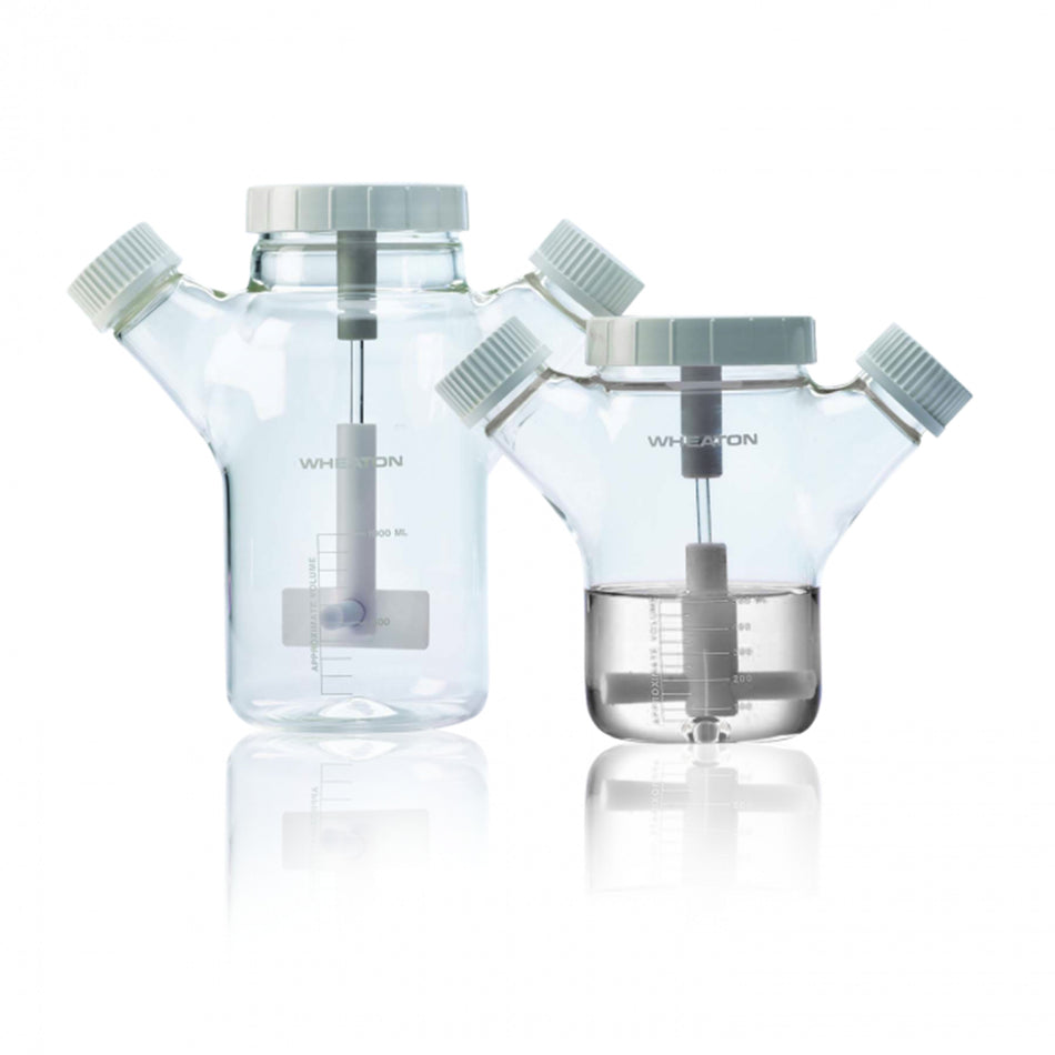 WHEATON® CELSTIR® Double Sidearm Spinner Flask, Celstir® Spinner Flask