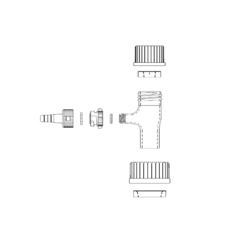 WHEATON® 47mm and 90mm Filtration Adapter Assembly, For Connection Filtration Assemblies to GL45 Bottle - Bio Lab Consumables - DWK Life Sciences - MSE Supplies