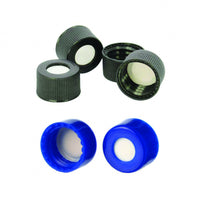 KIMBLE® Polypropylene Screw Thread Caps with Bonded White PTFE